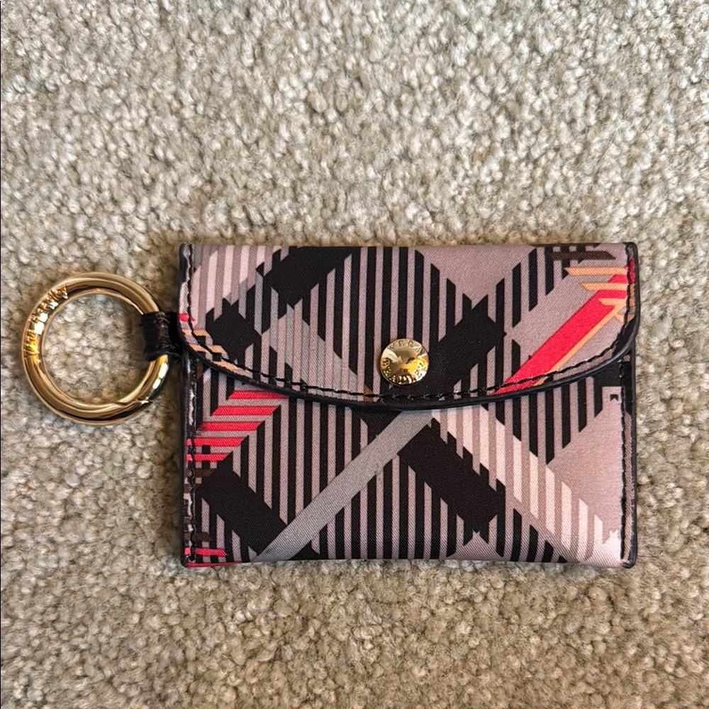 Vera Bradley Envelope Style Key Chain Wallet in Sofia Plaid